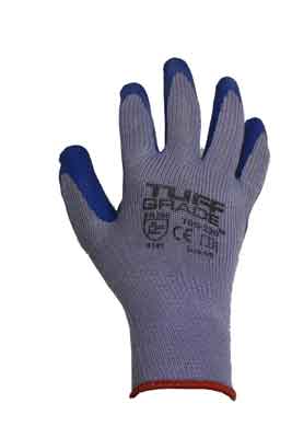 Work Gloves Tuff Grade TGG-220-09 Gloves Nitrile 10 Gauge Latex Palm