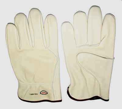 Drivers Gloves Tuff Grade TGG-408-XL Leather Grain Driver's Gloves Unlined