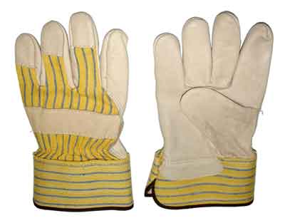 Fitters Gloves Tuff Grade 5/G-513-CPL Grain Leather Fitter's 1P Palm Good Quality Large