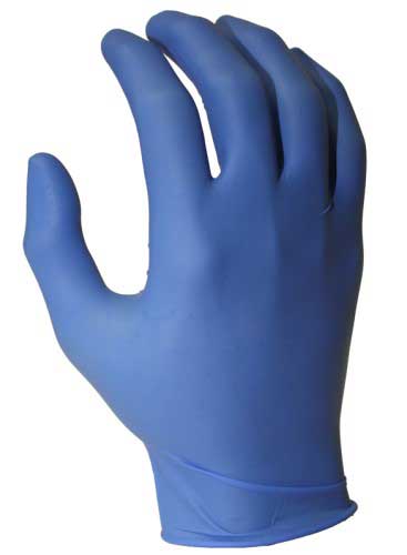 Disposable Gloves Tuff Grade TGG-110-10 Disposable Nitrile Gloves Powder Free, Textured Fingers