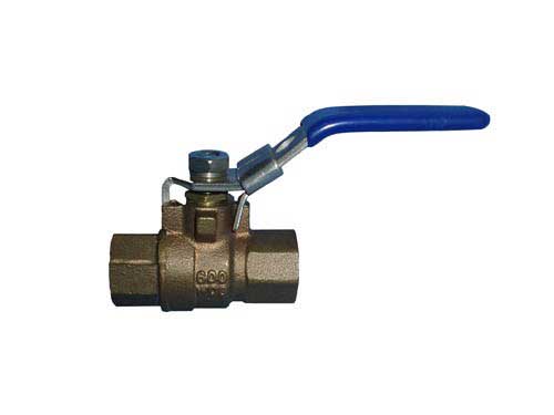 Valves Tuff Grade TG-BBVT-1-1/4-L/F 1-1/4 Inch Brass Ball Shut-Off Valve Full Port Lead Free