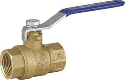 Valves Tuff Grade TG-BBVT-1 1 Inch Brass Ball Shut-Off Valve Full Port Threaded