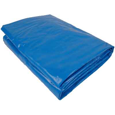 Tarps Tuff Grade TARP-2030-BLUE-10X10 Blue Tarp 20X30' 10X10 Mesh