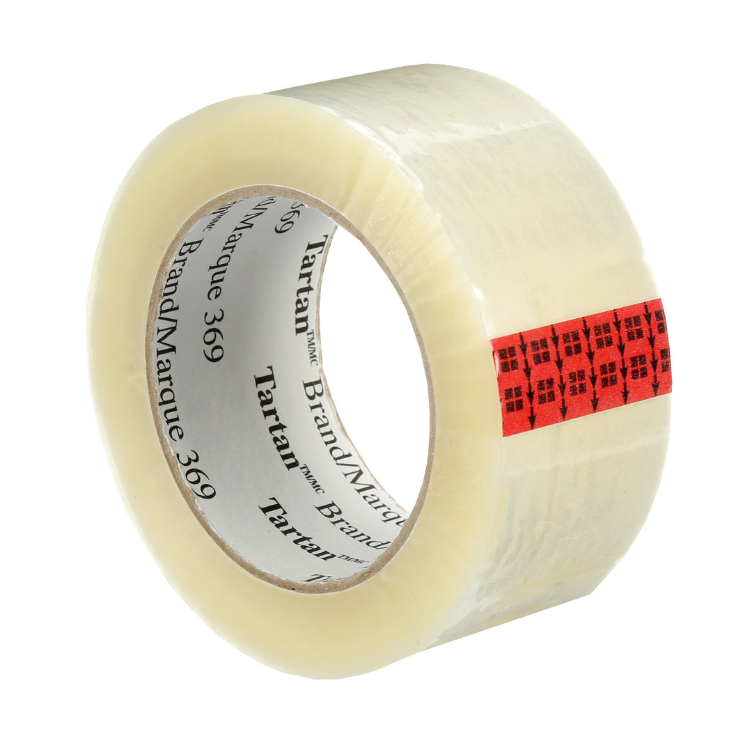 Packaging Tapes 3M 369-48X132 Box Sealing Tape 369 Clear 4.1 mil (48 mm x 132 m)