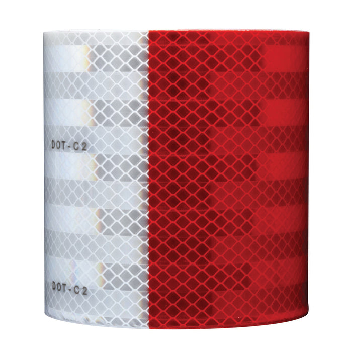 Safety Tapes 3M 983-326-1X50 Conspicuity Marking 983-326Nl Red/White Non-Dot 1 Inch x 50 Yards