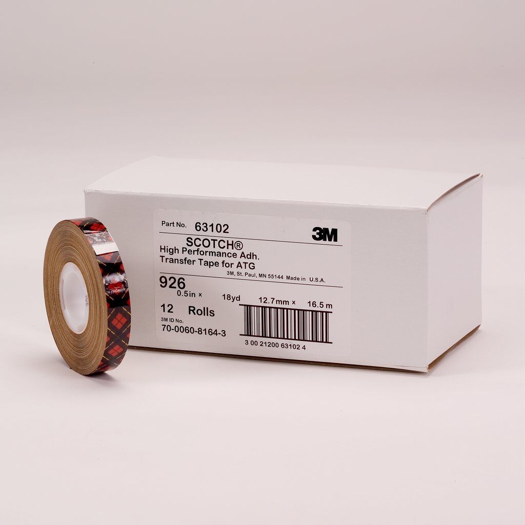 Transfer Tapes 3M 926-3/4X36 ATG Adhesive Transfer Tape 926 in Clear (3/4 Inch x 36 Yards x 5.0 mil)