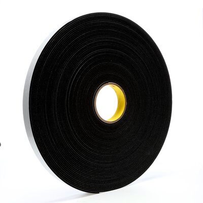 Vinyl Tapes 3M 4508-1X36 Vinyl Foam Tape 4508 Black 1 Inch x 36 Yards