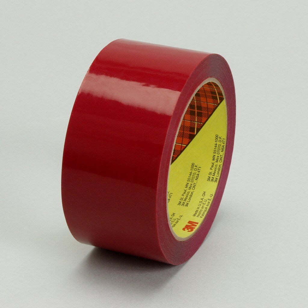 Packaging Tapes 3M 371-48X100-RED Box Sealing Tape 371 Red (48 mm x 100 m)