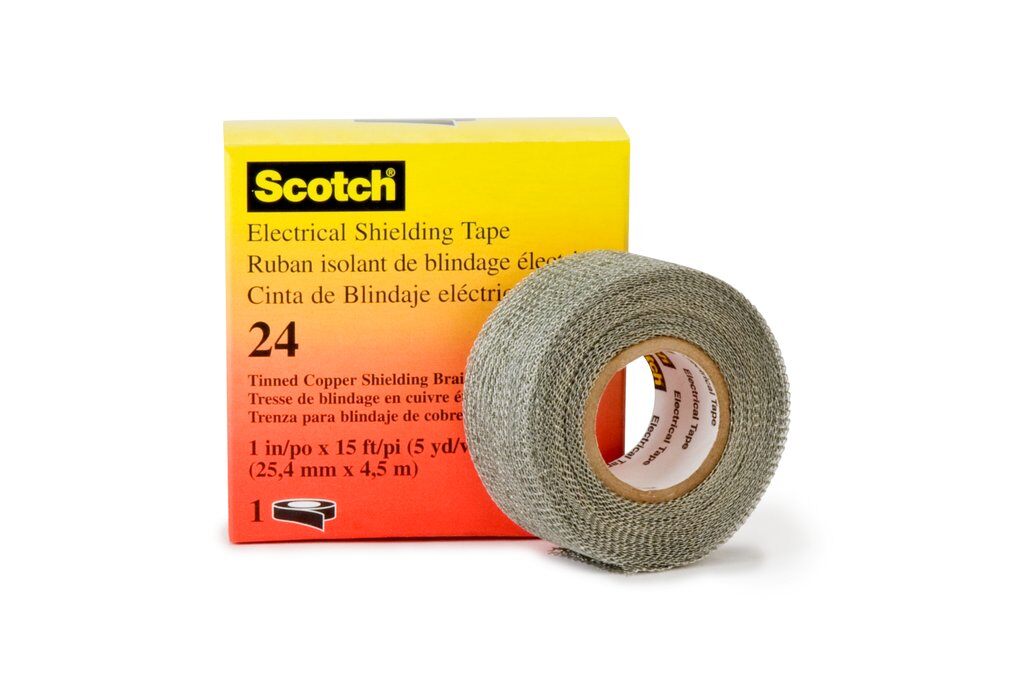 Electrical Tapes 3M 24-1X15 Electrical Shielding Tape 24 in Silver (1 Inch x 15 ft)