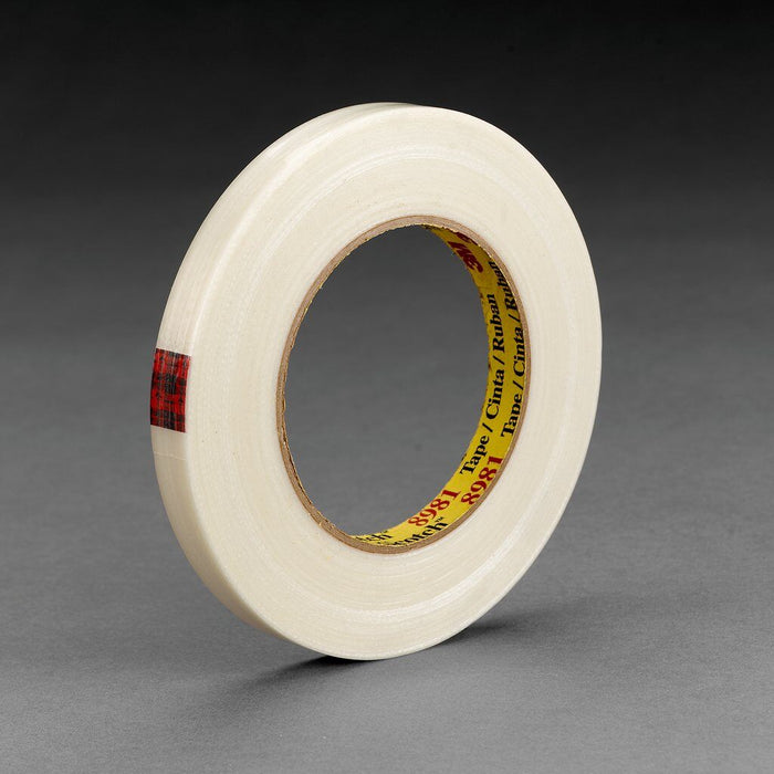 Filament Tapes 3M 8981-24X55 Filament Tape 8981 Clear (0.94 Inch x 60.14 Yards)