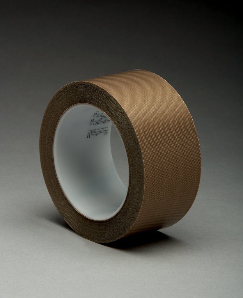 Glass Tapes 3M 5451-2X36 PTFE Glass Cloth Tape 5451 Brown 5.6 mil (2 Inch x 36 Yards)