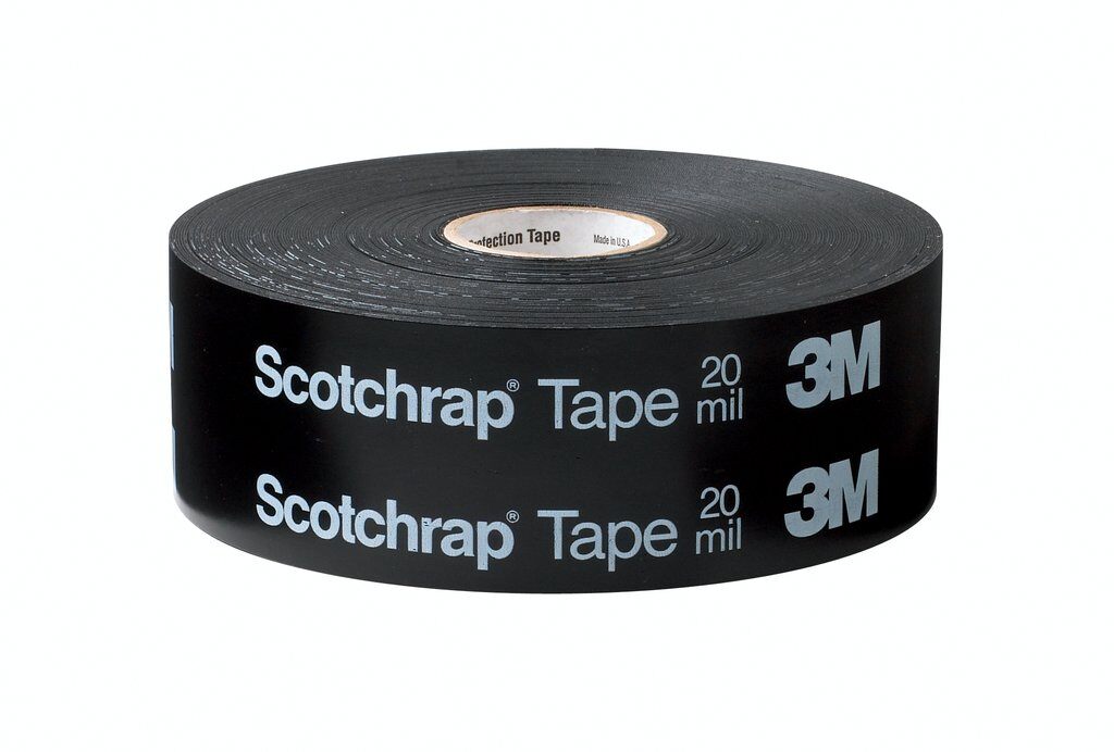 Protection Tapes 3M 51-4X100-UN All-Weather Corrosion Protection Tape 51 Un-Printed Black 20 mil (4 Inch x 100 ft)