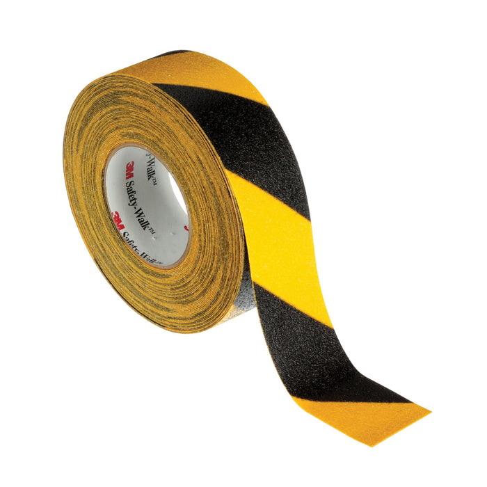 3M F-613-2X60 Safety-Walk Slip-Resistant General Purpose Tape 613 Black/Yellow Stripes 5.1 cm x 18.3 m ( Inch2 x 60 ft)