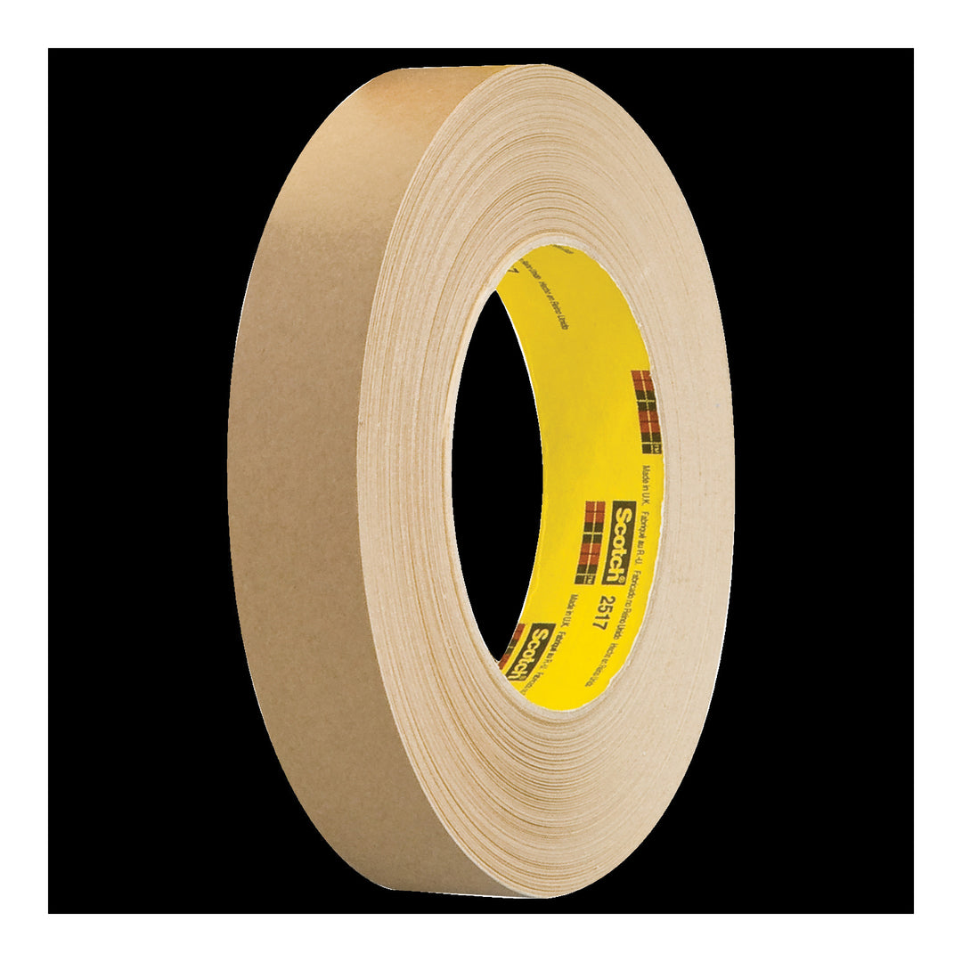 Flatback Tapes 3M 2517-100X55 Flatback Tape 2517 Medium Brown (4 Inch x 60 Yards)