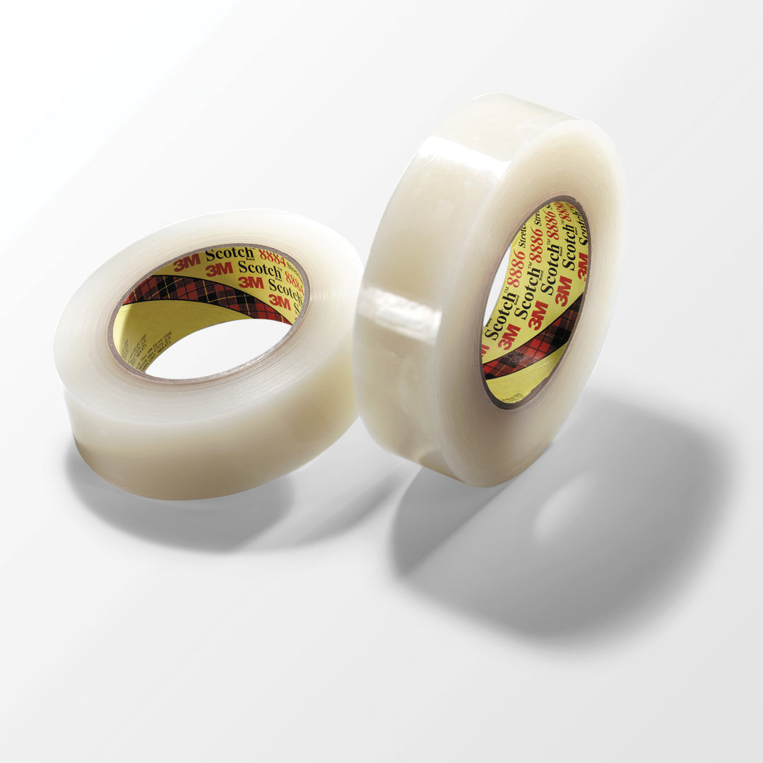 Packaging Tapes 3M 8886-36X500 Stretchable Tape 8886 Clear (1.41 Inch x 546.80 Yards)