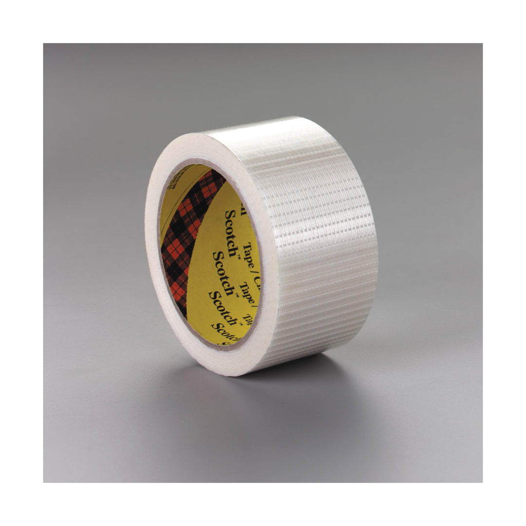 Filament Tape 3M 7000137596 Bi-Directional Filament Tape 8959 Transparent (6 Inch x 60 Yards)