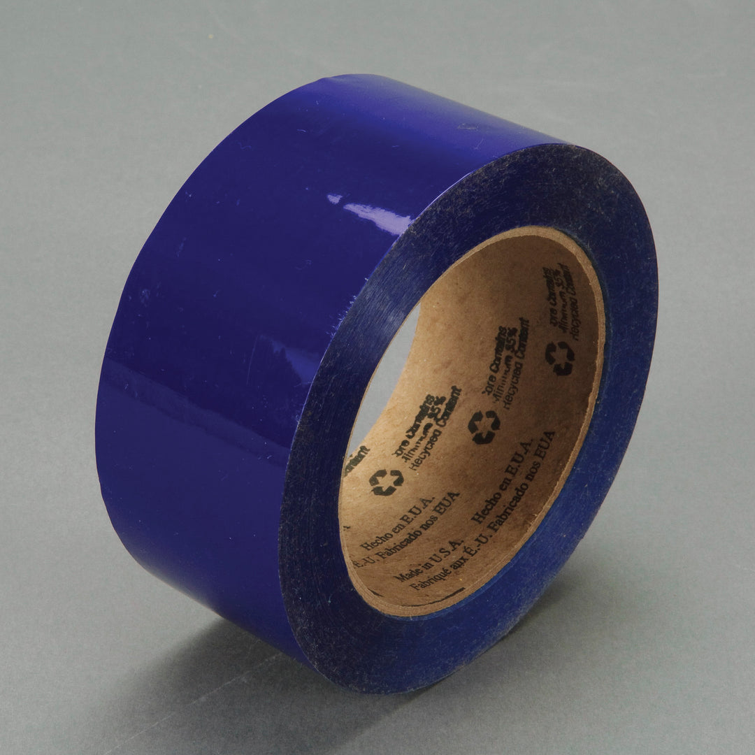 Packaging Tapes 3M 371-48X100-BLU Box Sealing Tape 371 Blue in (48 mm x 100 m)