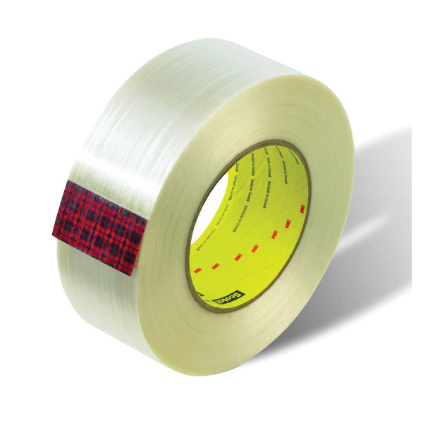 Filament Tapes 3M 890-12X55 High Strength Filament Tape 890MSR Clear (0.47 Inch x 60.14 Yards)