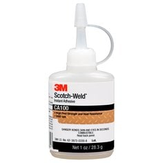 Instant Adhesives 3M CA100-1OZ Instant Adhesive CA100 in Clear - 1 oz (28.3 g)