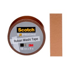 3M C614-CPR-EF-RP Scotch Expressions Washi Tape C614-CPR-EF foil copper 0.59 in x 275 in (15 mm x 7 m) 3M 7100112897