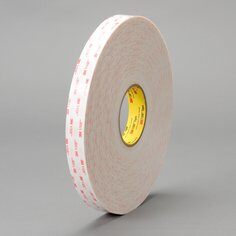 VHB Tapes 3M 4932-1X72SP VHB Double Coated Acrylic Foam Tape 4932 White 1 Inch x 72yds 25.0 mil